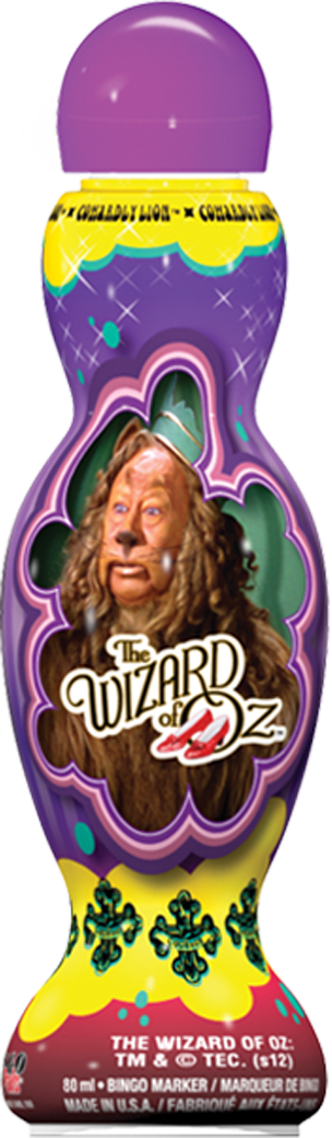 Cowardly Lion Wizard of Oz Bingo Ink